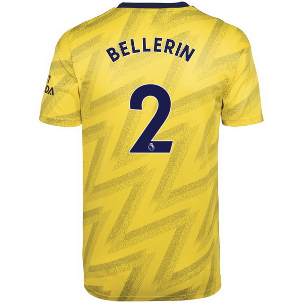 Maillot Football Arsenal NO.2 Bellerin Exterieur 2019-20 Jaune